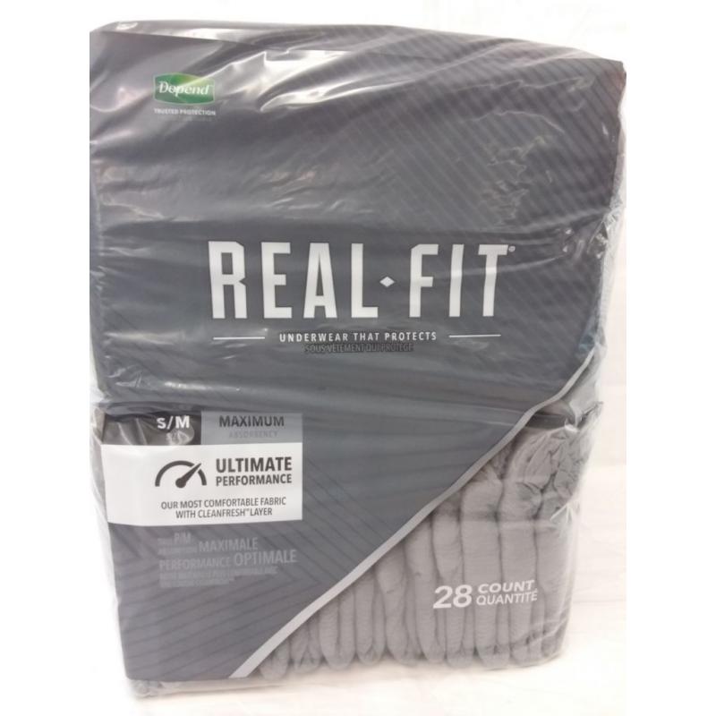 Depend Real Fit Underwear S/M 56ct