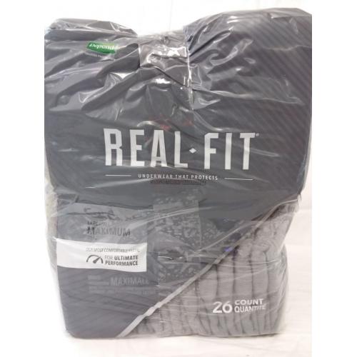 Depend Real Fit Underwear L/XL 52ct