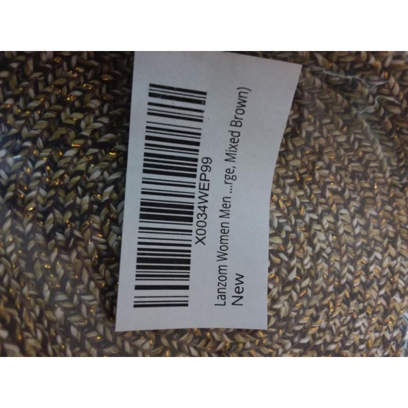 Lanzom Women Men Summer Western Straw Cowboy Cowgirl Hat