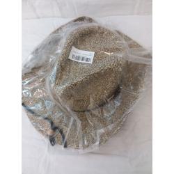 Lanzom Women Men Summer Western Straw Cowboy Cowgirl Hat