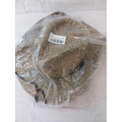 Lanzom Women Men Summer Western Straw Cowboy Cowgirl Hat