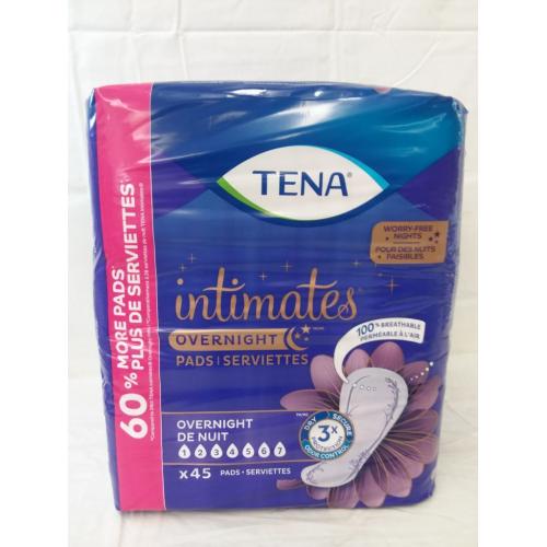 Tena Ultimate Overnight Pads 90ct