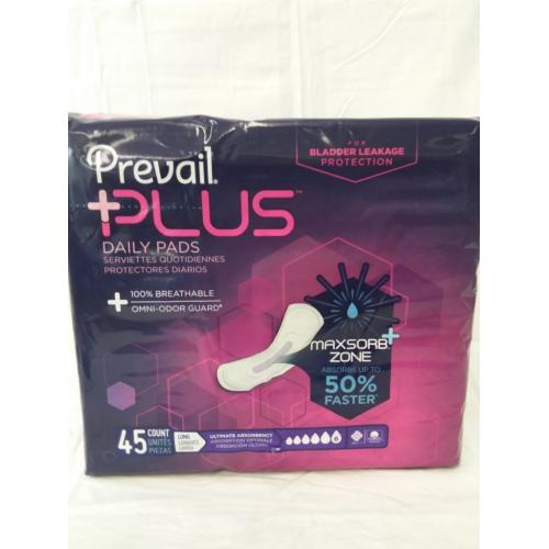 Prevail Plus Ultimate Absorbent Daily Pads 90ct