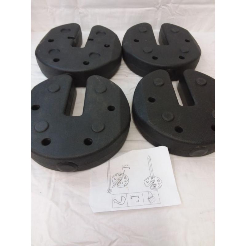 Abccanopy 4pack Plastic Umbrella Bases (no lock)