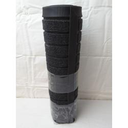 2pk Black/Gray Non Slip Floor Mats (30x17)