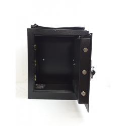 Fireproof and Waterproof Security Box with Key and Combination Lock