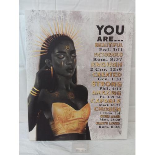 African American canvas wall art 16x20