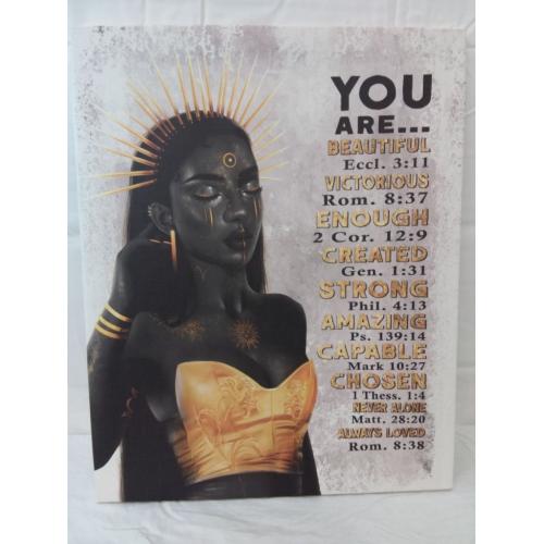 African American Canvas Wall Art 16x20