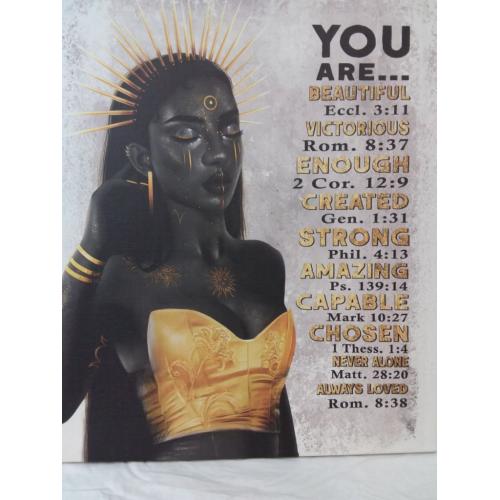 African American canvas wall art 16x20