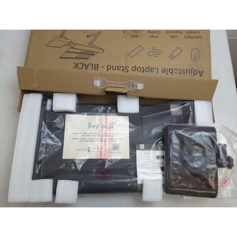 LIFECT Adjustable Laptop Stand for Desk Ventilated Ergonomic Desk