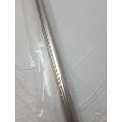 Panorod Tension Shower Curtain Heavy Duty (46x75 inch) Silver