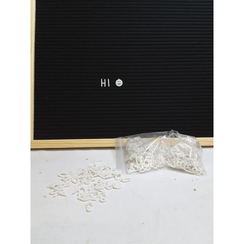 Letter Board Sign Felt Board Letters 30×24 in. Changeable Letter Boards