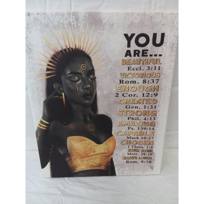 African American Canvas Wall Art 16x20