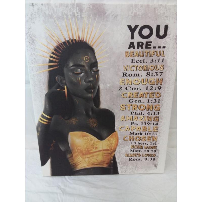 African American Canvas Wall Art 16x20