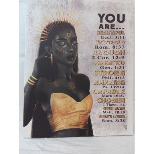 African American Canvas Wall Art 16x20