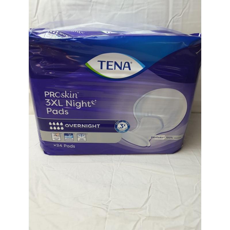 Tena Proskin 3XL Night Pads Overnight 24 Pads