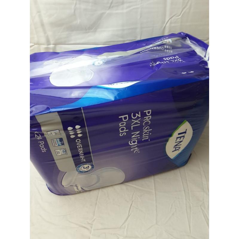 Tena Proskin 3XL Night Pads Overnight 24 Pads