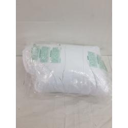 DOWNCOOL White Faux Down Comforter, 96 x 104 Inches, 00% Polyester, color: White