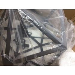 Unique Geometric Iron Chandelier