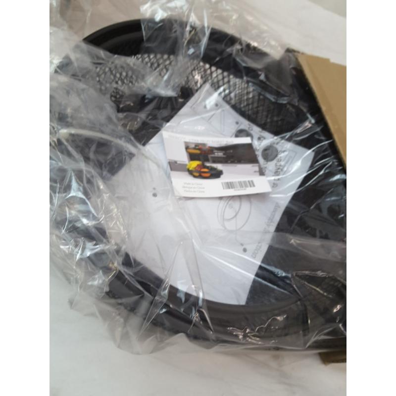 Iberg 2 Tier Fruit Basket Black