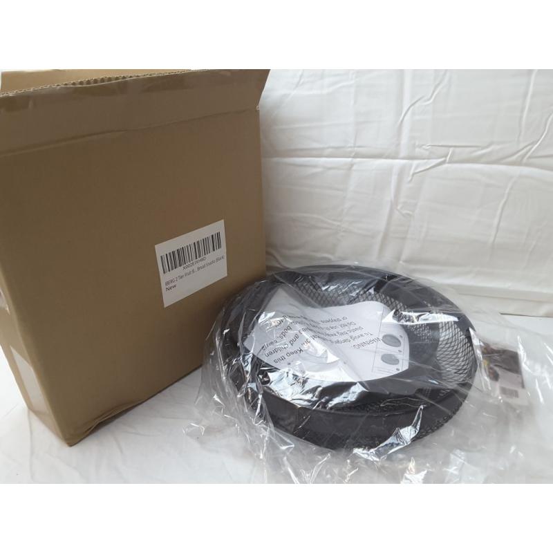 Iberg 2 Tier Fruit Basket Black