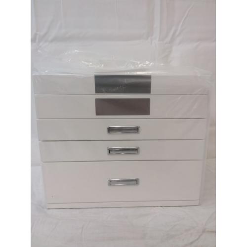 Pavia Extra Large Wooden Jewelry Box With Mirror