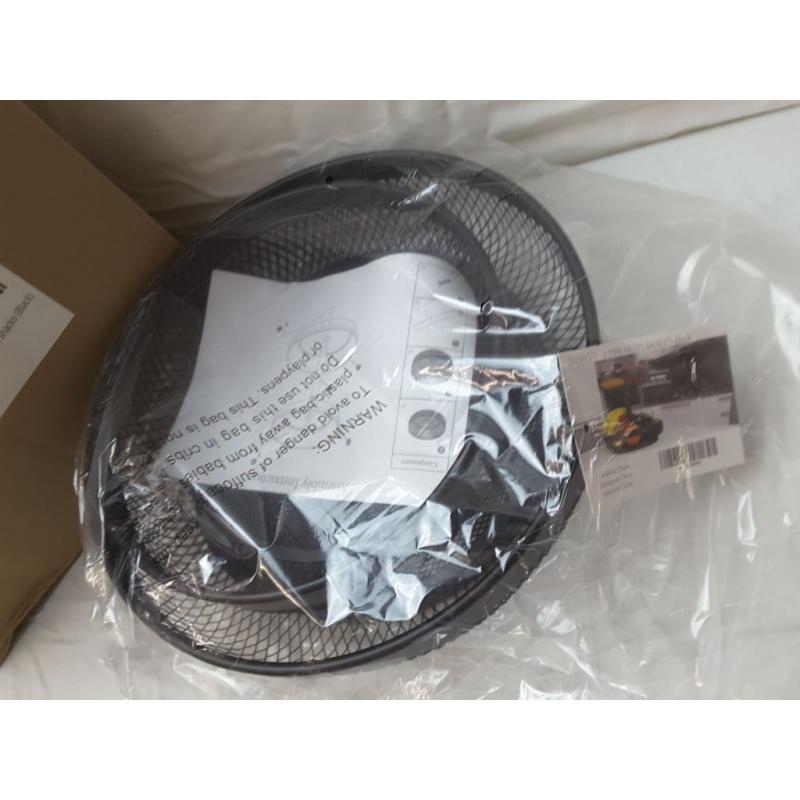 Iberg 2 Tier Fruit Basket Black