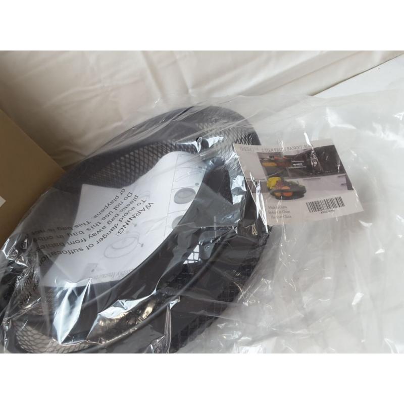 Iberg 2 Tier Fruit Basket Black