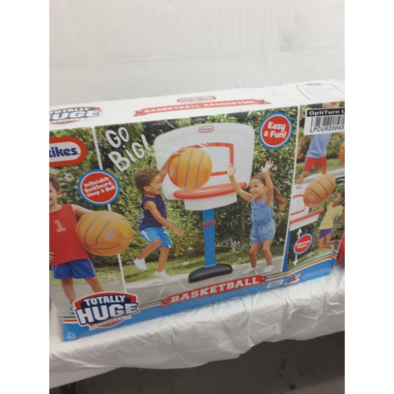 Little Tikes Basketball Inflatable Backboard Hoop And Ball