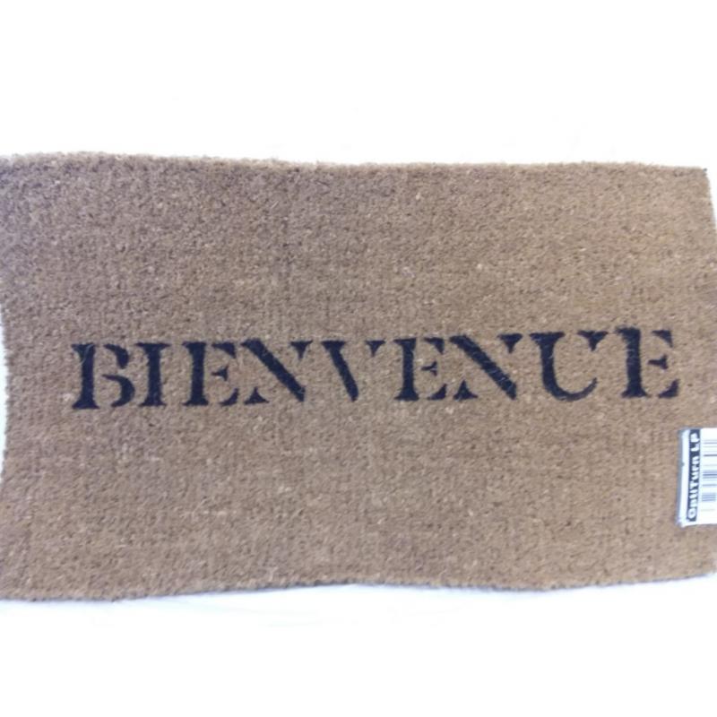 1'6x2'6 Bienvenue Doormat Black - Threshold™ designed with Studio McGee