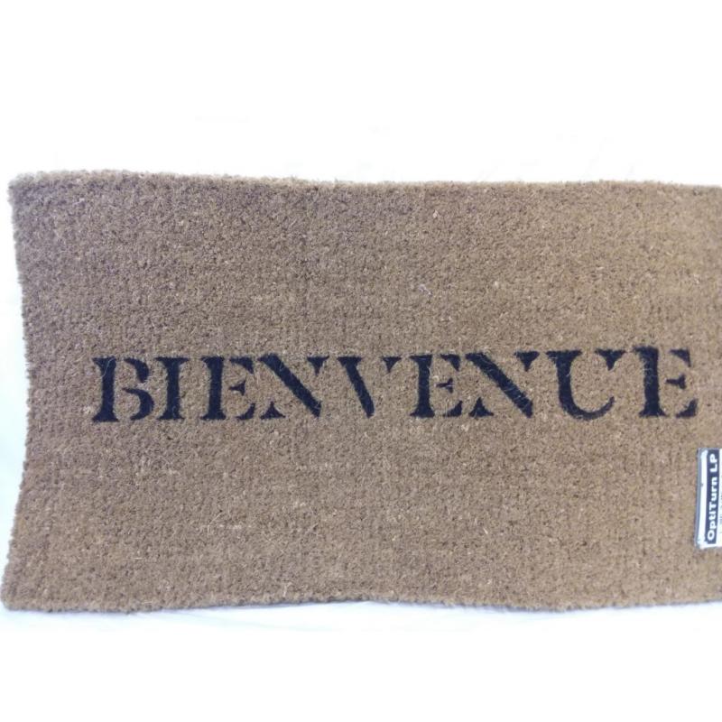 1'6x2'6 Bienvenue Doormat Black - Threshold™ designed with Studio McGee