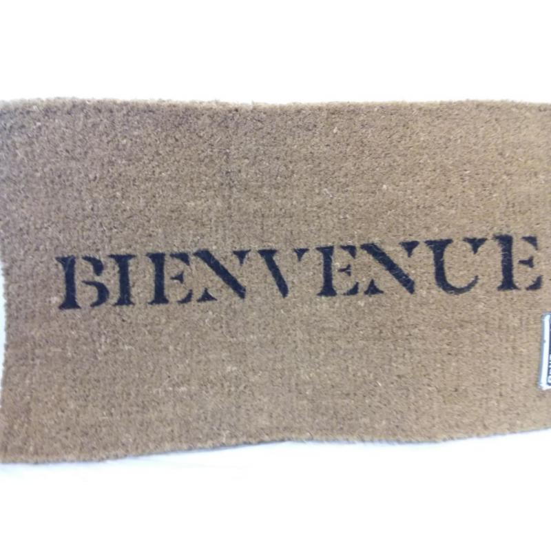 1'6x2'6 Bienvenue Doormat Black - Threshold™ designed with Studio McGee