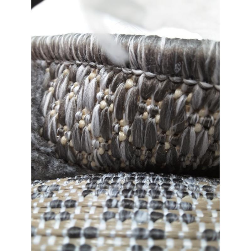 3'x5' Rectangle Indoor and Outdoor Loomed Trellis Area Rug Gray - JONATHAN  Y