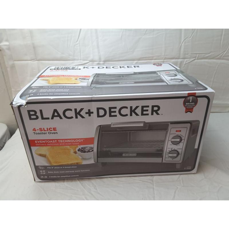 BLACK+DECKER 4 Slice Toaster Oven - Silver - TO1700SG