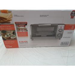 BLACK+DECKER 4 Slice Toaster Oven - Silver - TO1700SG