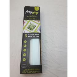 (re)zip Reusable Gallon Bag Kit - 3pc