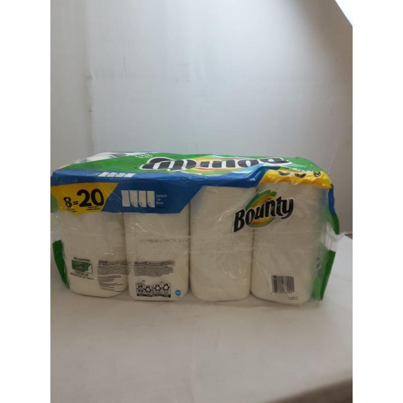 Bounty Select-A-Size Paper Towels - 8 Double Plus Rolls