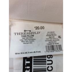 Threshold Beaded Bunny Toss Pillow 18x18