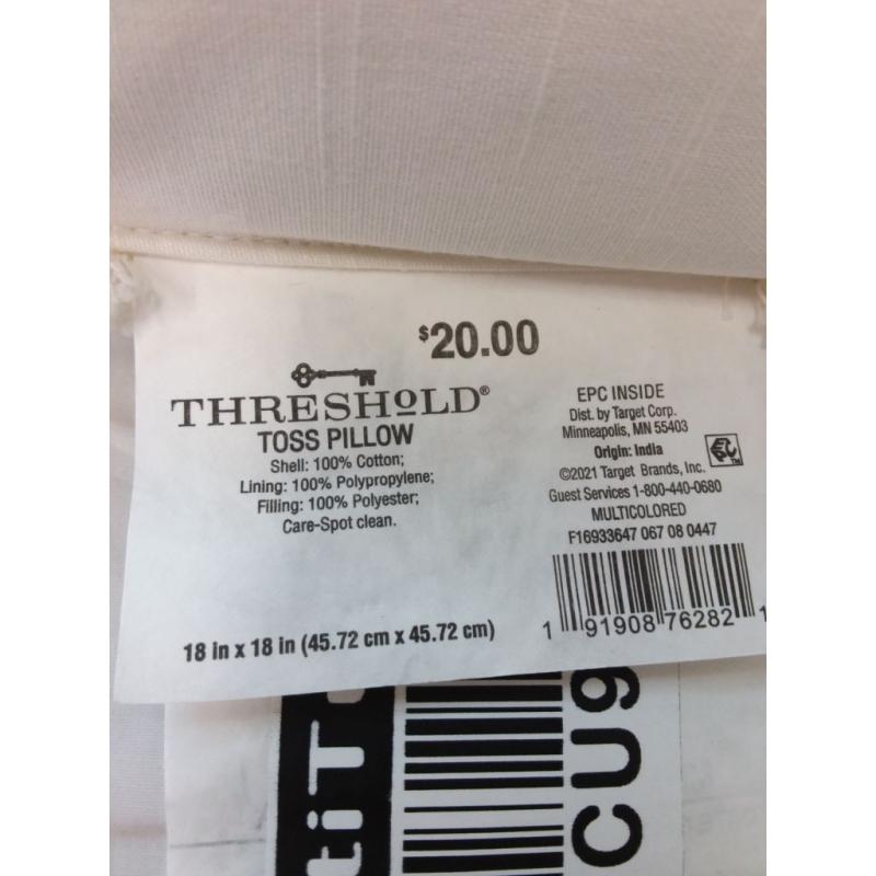 Threshold Beaded Bunny Toss Pillow 18x18