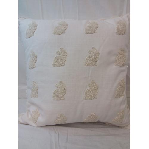 Threshold Beaded Bunnies Toss Pillow 18x18