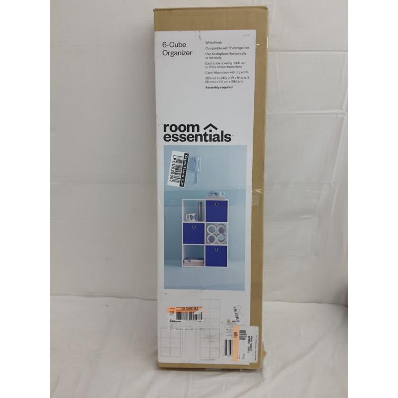 11 6 Cube Organizer Shelf White - Room Essentials