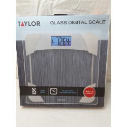 Digital Bathroom Scale with Weight Tracker Clear - Taylor