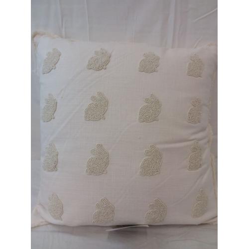 Threshold Beaded Bunnies Toss Pillow 18x18