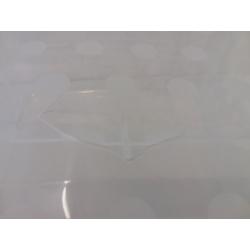 Bella 80qt Utility Storage Bin Clear