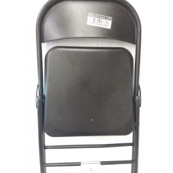 Black Steel Folding Chair
