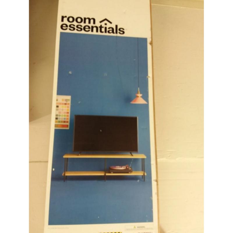 Wood and Metal TV Stand for TVs up to 60 Natural - Room Essentials™