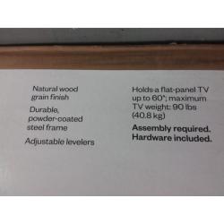 Wood and Metal TV Stand for TVs up to 60 Natural - Room Essentials™