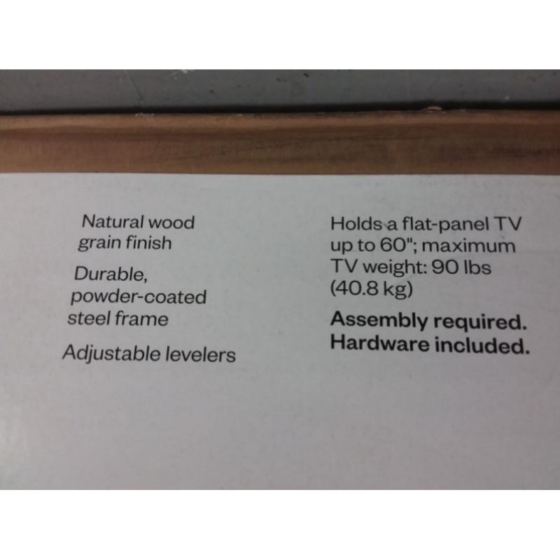 Wood and Metal TV Stand for TVs up to 60 Natural - Room Essentials™