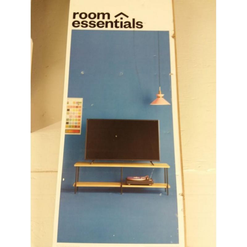 Wood and Metal TV Stand for TVs up to 60 Natural - Room Essentials™