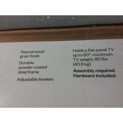 Wood and Metal TV Stand for TVs up to 60 Natural - Room Essentials™